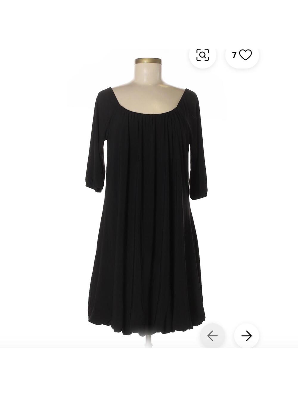 Chic Black Casual Dress by White House Black Market - Size M